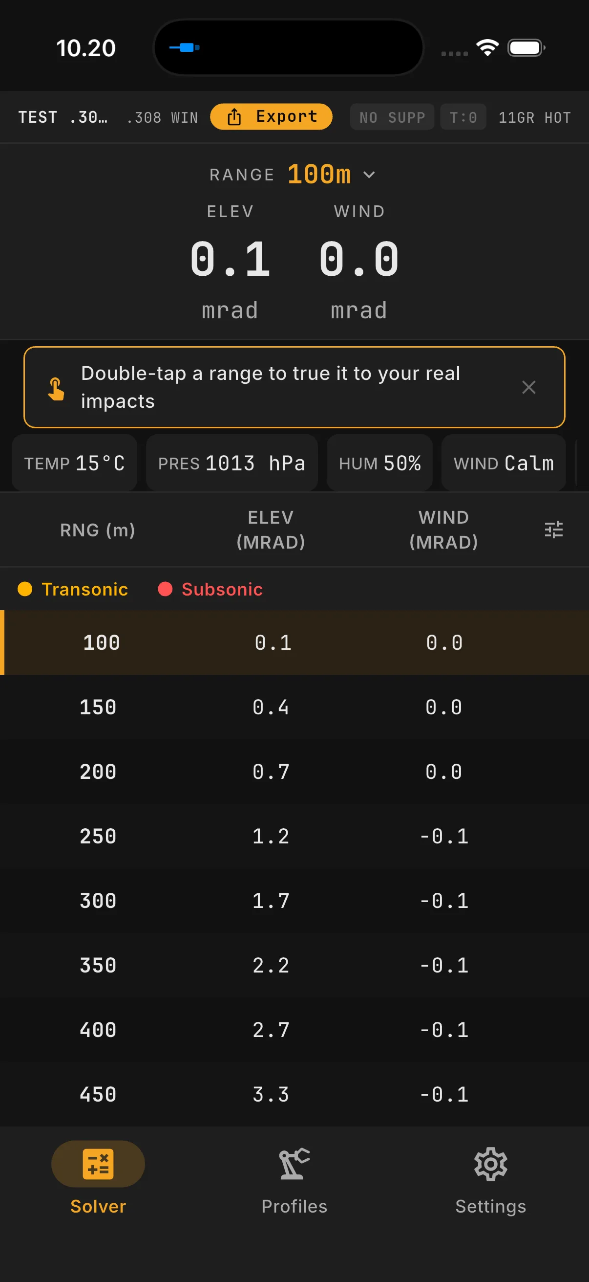 Trued — DOPE solver